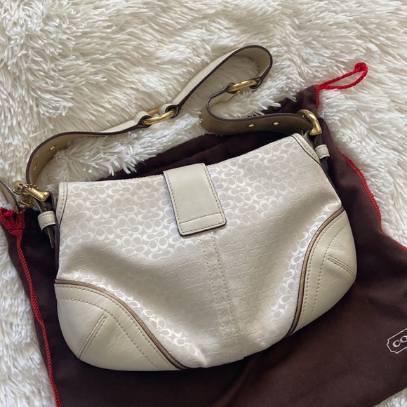 Coach monogram beige bag - Picture 3 of 7